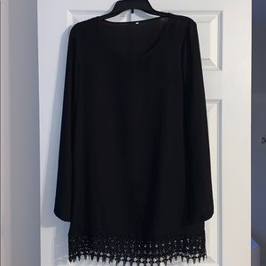 Elegant Black Sheath Dress